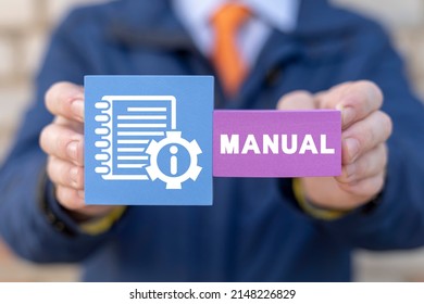 User manual as knowledge base concept. Guide. Studying the instruction.