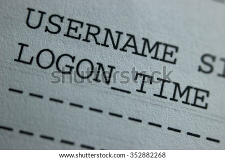 Username Logon