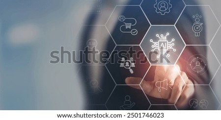 Using AI artificial intelligence for personalization strategy. Utilizing artificial intelligence and machine learning techniques to tailor experiences and recommendations for individual users.