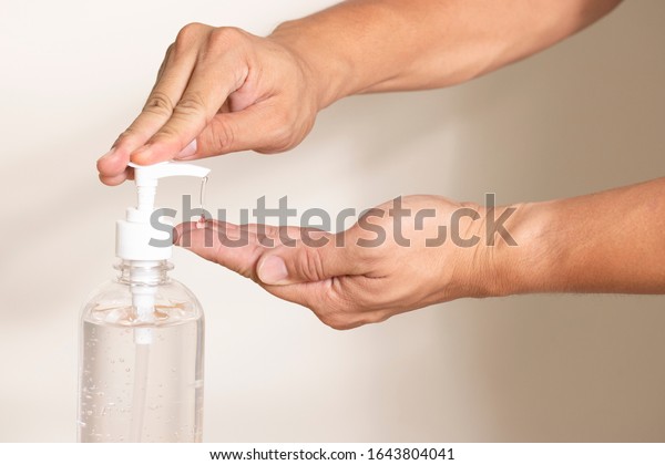 using alcohol gel clean wash hand sanitizer\
anti virus bacteria dirty skin\
care