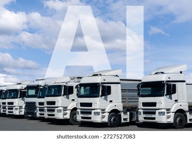 Using artificial intelligence in fleet management. Concept 