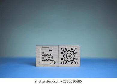 Using artificial intelligence technology in internal audit concept. Examination and evaluation of the financial statements of an organization; income statement, balance sheet, cash flow statement