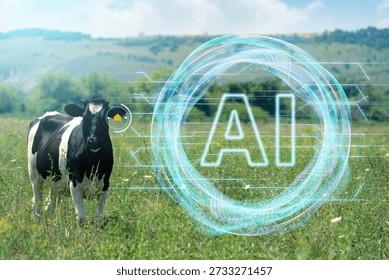 Using Artificial Intellingence for data analizing and herd management. Smart farming concept