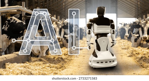 Using Artificial Intellingence for data analizing and herd management. Smart farming concept