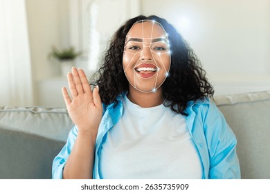 Using facial recognition technology for identification at home