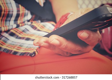 Using smart phone