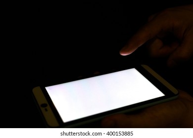 Using smartphone in the dark