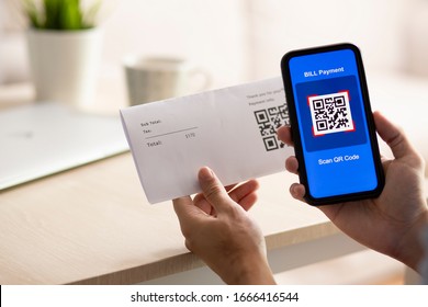 Using Smartphone Scanning QR Code For Bill Payment Option