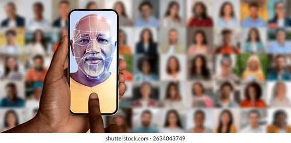 Using smartphone technology for face recognition against a diverse backdrop
