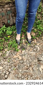Using the wrong shoes when you have to walk on rocky terrain