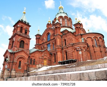 Uspenski Cathedral In Helsinki