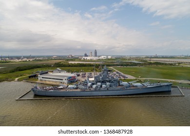 The USS Alabama Battleship Memorial Park Near Downtown Mobile, Alabama