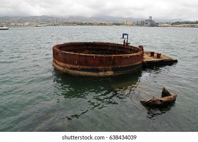 USS Arizona, Pearl Harbour, Honolulu, Hawaii, USA 