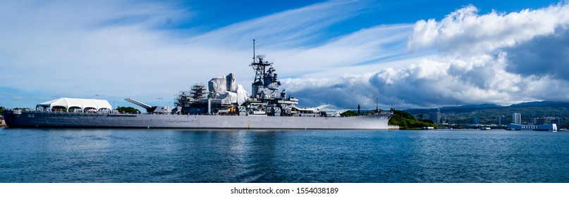 USS Battleship Missouri At Pearl Harbor