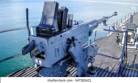 USS Bowfin Gun, Submarine, Hawaii, USA