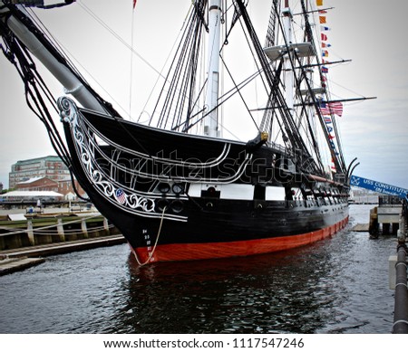 USS Constitution, Oldest Active Naval Warship in American Navy - Boston Massachusetts 