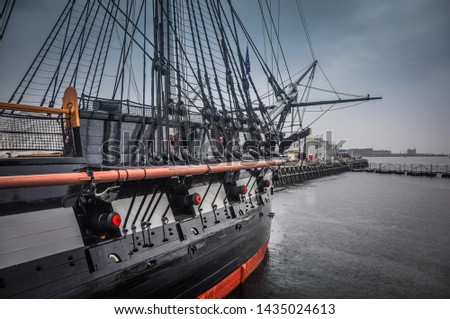 USS Constitution from the side - Boston, MA