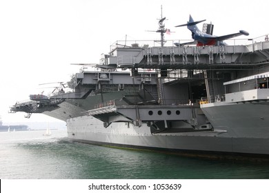 USS Midway At Dock