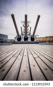 USS Wisconsin Deck