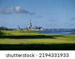USS Yorktown Docked in the Charleston Harbor