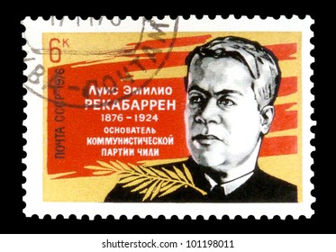 USSR - CIRCA 1976: Stamp Printed In USSR (Russia) Shows Portrait Of Rekabarren With The Inscription And Name Of Series 