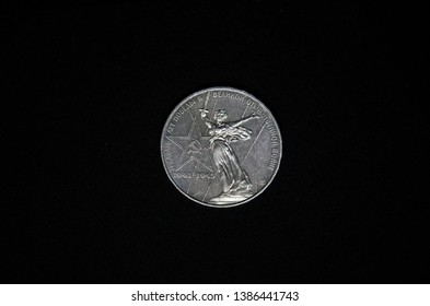 Russia USSR commemorative coin 1 rouble 1985 Vladimir Lenin 115th of birth