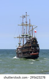 Ustka July 07 Pirate Touristic Ship Stock Photo 295817162 | Shutterstock