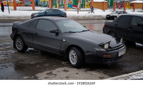 Ust-Kamenogorsk, Kz - Feb 5, 2021. Car Toyota Celica GT - Four. Japanese Car. 