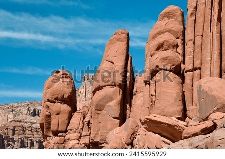 Utah Canyonlands National Park Sandstone Needles erosional Remnants