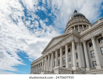 Utah State Capitol is the house of government for the U.S. state of Utah. Salt Lake City. USA