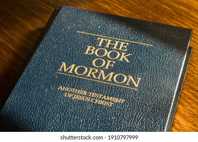 UTAH, USA - May 23, 2012. The Book Of Mormon, Latter Day Saints Bible In English