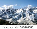 utah wasatch mountains in ogden just north of salt lake city which is popular for skiing snowboarding and other winter sports