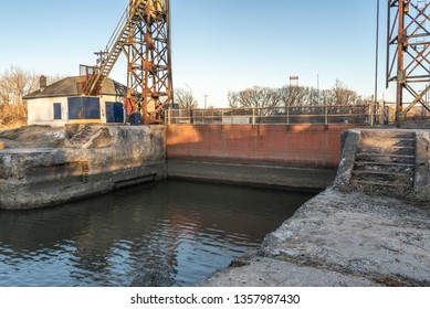 Utica Harbor Lock Inside Utica Marsh Wildlife Management Area