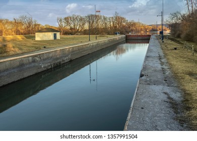 Utica Harbor Lock Inside Utica Marsh Wildlife Management Area