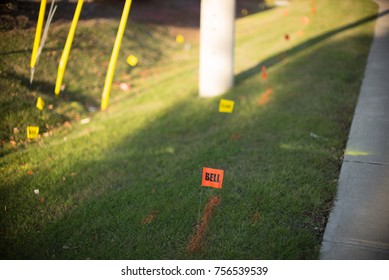 Utility Telephone Line Flag