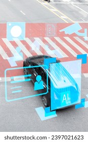 Utilize camera technology to keep tabs on individuals and cars in public areas. ,Verifying the status of persons and vehicles with AI