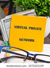 Utilizing a virtual private network to secure data transmission and protect user privacy in a technological business setting.
