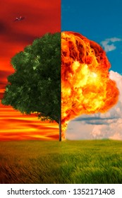 Utopia and Dystopia. Nuclear tree 