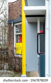 Utrecht, The Netherlands, February 18 - 2021: UNESCO Rietveld Schröder House - Designed By Architect Gerrit Rietveld