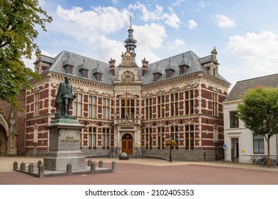 Utrecht, The Netherlands, October 1, 2021; Utrecht University at Dom Square in Utrecht, Netherlands.