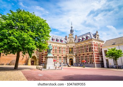 Utrecht University At Dom Square  In Utrecht, Netherlands. 