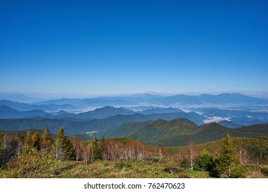 Utsukushigahara Plateau view Scenery of Nagano prefecture - Shutterstock ID 762470623