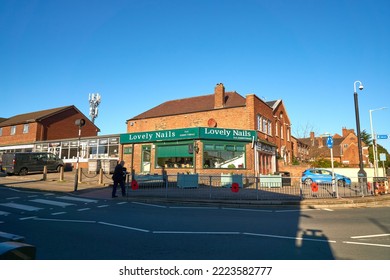 Uttoxeter, Staffordshire, UK 11 04 2022 Street Corner Shop Example