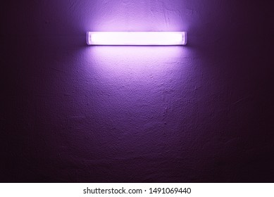 UV Lamp On A Rough Wall