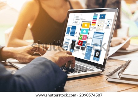 UX UI design process for modish mobile application and website . Creative prototype of wireframe for professional app developer .