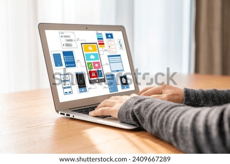 UX UI design process for modish mobile application and website . Creative prototype of wireframe for professional app developer .