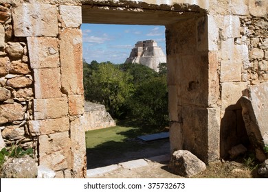 Uxmal Ruins In Yucatan Mexico