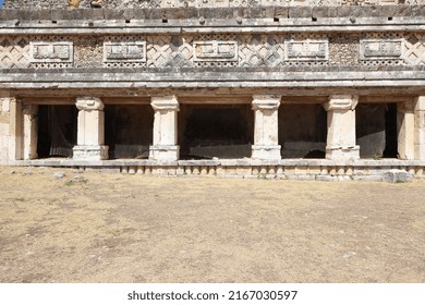 Uxmal, Yucatan  Mexico - 03162020: Uxmal Is An Ancient Maya City Of The Classical Period.