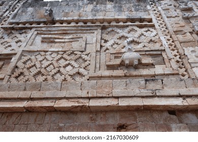 Uxmal, Yucatan  Mexico - 03162020: Uxmal Is An Ancient Maya City Of The Classical Period.