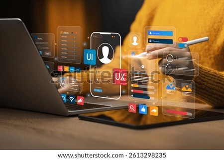 UX-UI Design Web and Application User Design Concepts Web Design Application Design User Experience User Interface Data Visualization Creative Planning Holographic Display